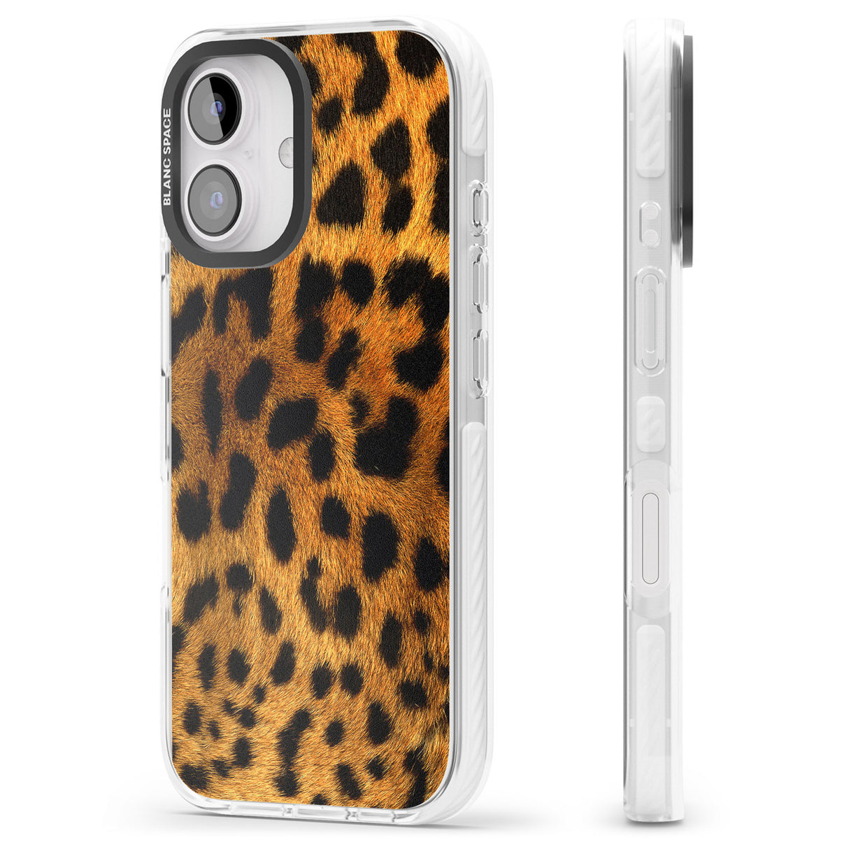 iPhone 16 Pro Max Leopard Print Black Impact Phone Case