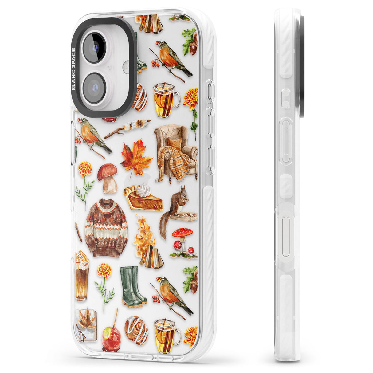 Cozy Autumn Aesthetic Impact Phone Case for iPhone 16, iPhone 16 Plus