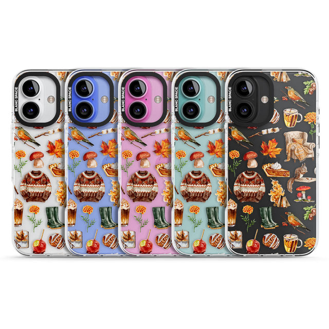 Cozy Autumn Aesthetic Impact Phone Case for iPhone 16, iPhone 16 Plus