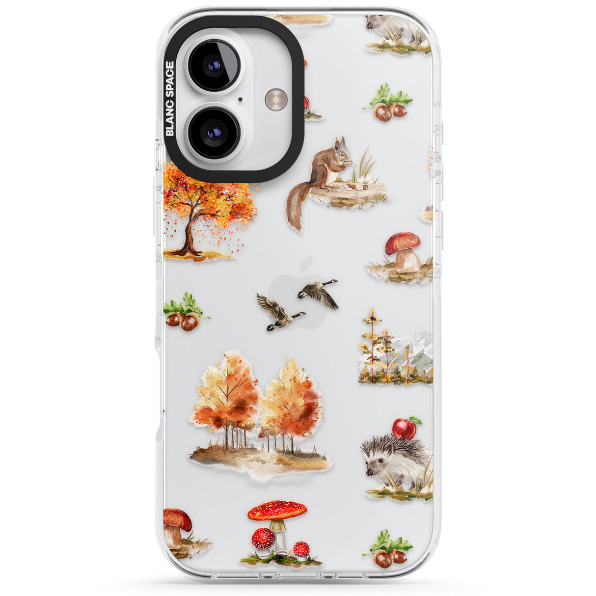 Fall Forest Friends Impact Phone Case for iPhone 16, iPhone 16 Plus