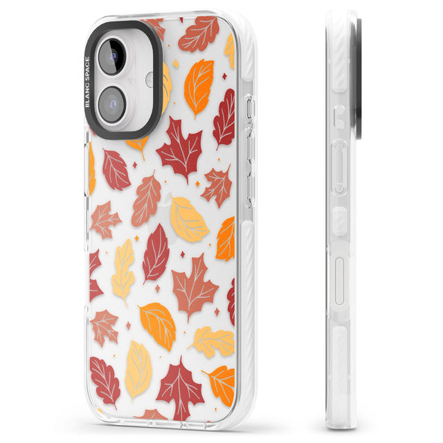 Autumn Leaves Impact Phone Case for iPhone 16, iPhone 16 Plus