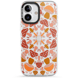 Mushroom Medley Impact Phone Case for iPhone 16, iPhone 16 Plus