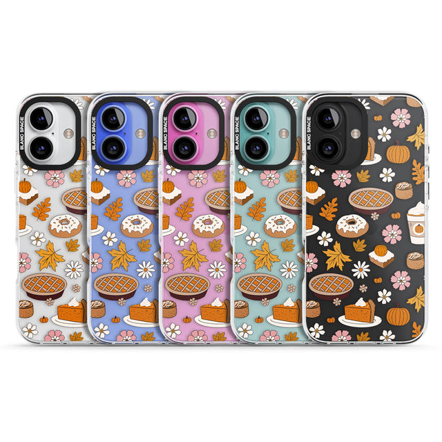 Pumpkin Pie & Autumn Treats Impact Phone Case for iPhone 16, iPhone 16 Plus