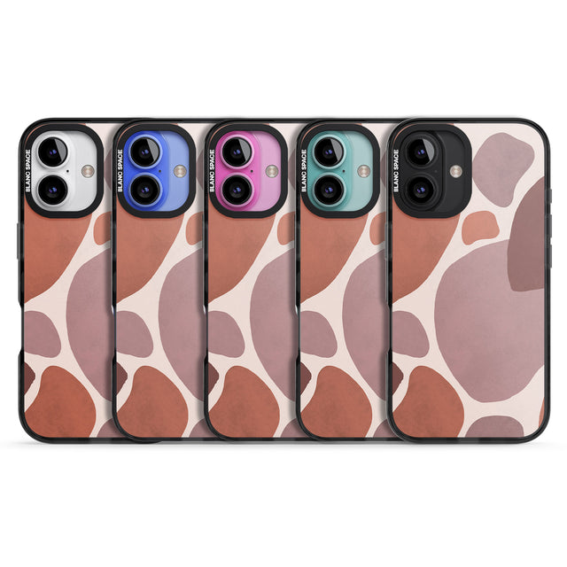 iPhone 16 Pro Max Lush Abstract Watercolour Black Impact Phone Case