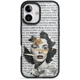 Beauty is Within Black Impact Phone Case for iPhone 16, iPhone 16 Plus