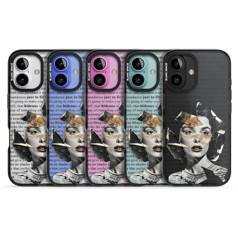 Beauty is Within Black Impact Phone Case for iPhone 16, iPhone 16 Plus