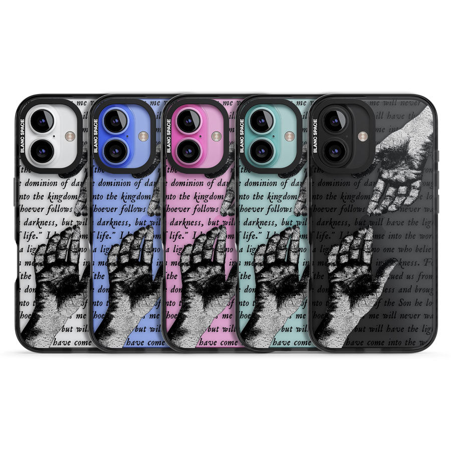 In Touch Black Impact Phone Case for iPhone 16, iPhone 16 Plus