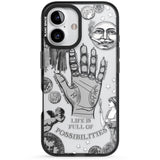 Life is Full of Possibilities Black Impact Phone Case for iPhone 16, iPhone 16 Plus