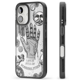 Life is Full of Possibilities Black Impact Phone Case for iPhone 16, iPhone 16 Plus