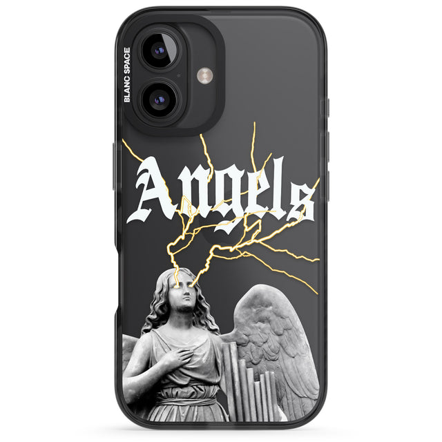 iPhone 16 Pro Max ANGELS Black Impact Phone Case