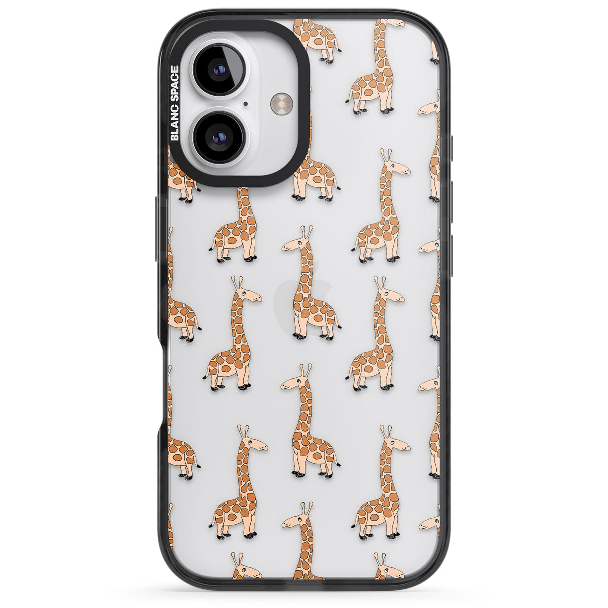 Cute Giraffe Pattern Clear