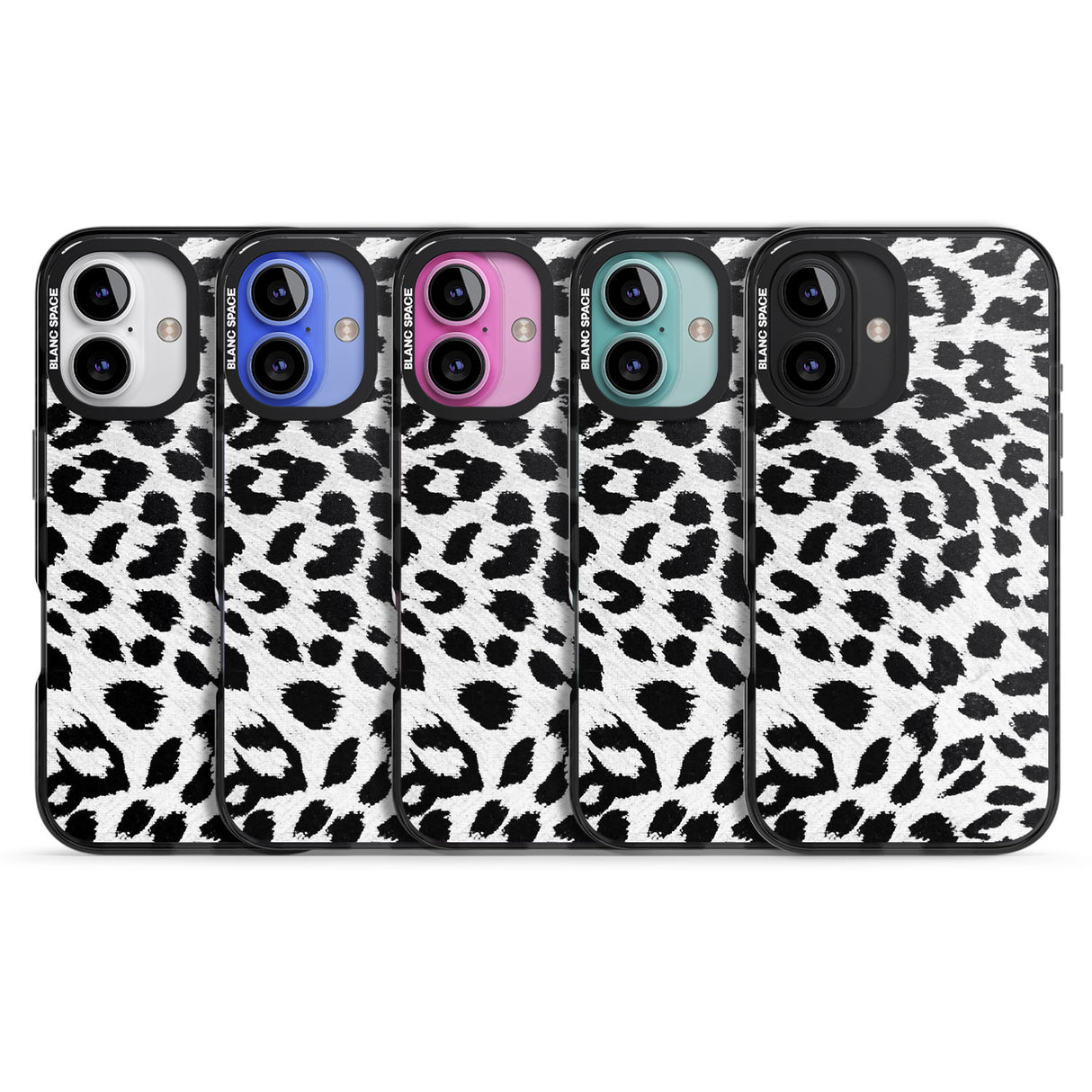 iPhone 16 Pro Max Rar Leopard Print White Black Impact Phone Case