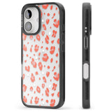 iPhone 16 Pro Max Two Colour Jaguar Transparent Animal Print Black Impact Phone Case