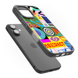 iPhone 16 Pro Max Patchwork Black Impact Phone Case