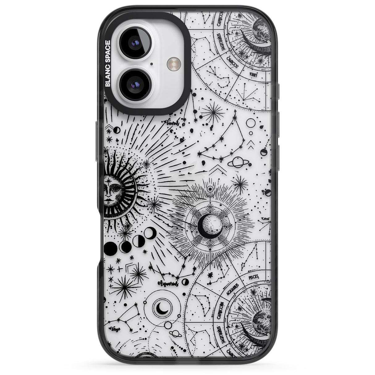 iPhone 16 Pro Max Suns & Constellations Astrological Black Impact Phone Case