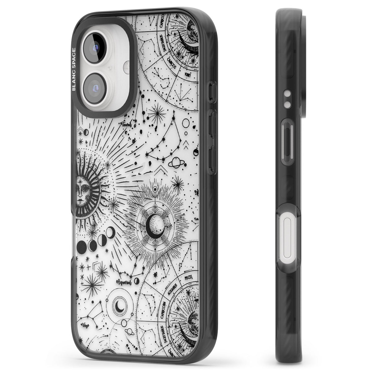 iPhone 16 Pro Max Suns & Constellations Astrological Black Impact Phone Case