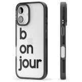 iPhone 16 Pro Max Bonjour Black Impact Phone Case