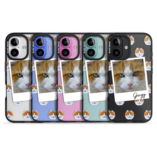 iPhone 16 Pro Max Personalised American Curl Photo Black Impact Phone Case