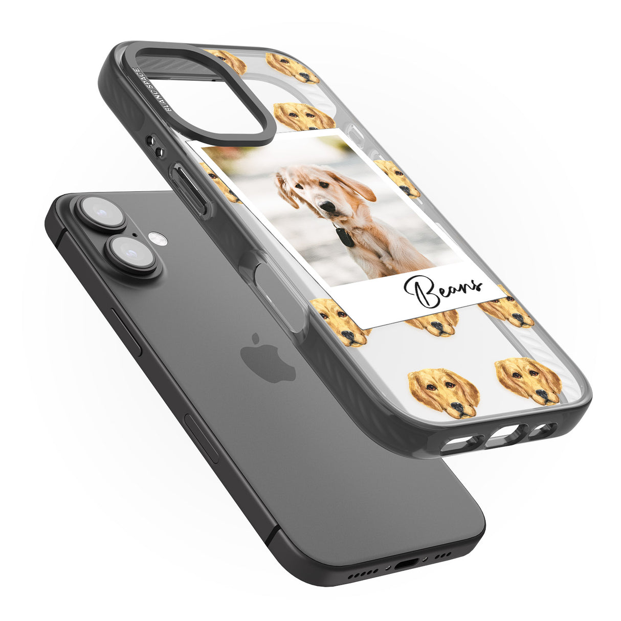 iPhone 16 Pro Max Personalised Labrador - Dog Photo Black Impact Phone Case