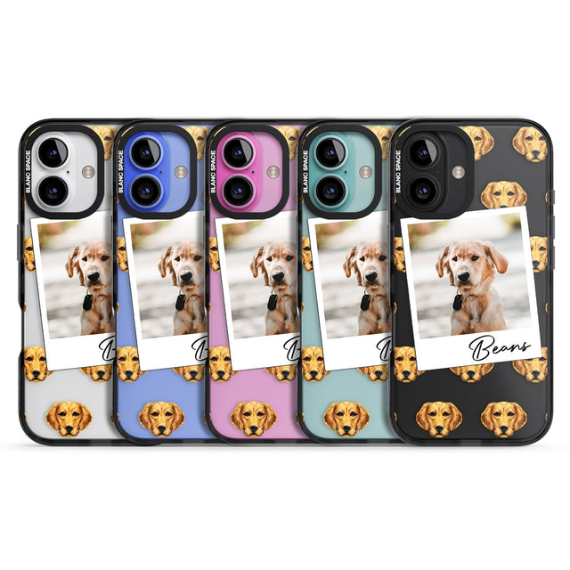 iPhone 16 Pro Max Personalised Labrador - Dog Photo Black Impact Phone Case