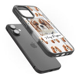 iPhone 16 Pro Max Personalised Cavalier King Charles - Dog Photo Black Impact Phone Case