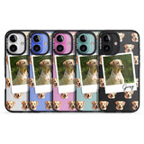 iPhone 16 Pro Max Personalised Labrador, Tan - Dog Photo Black Impact Phone Case