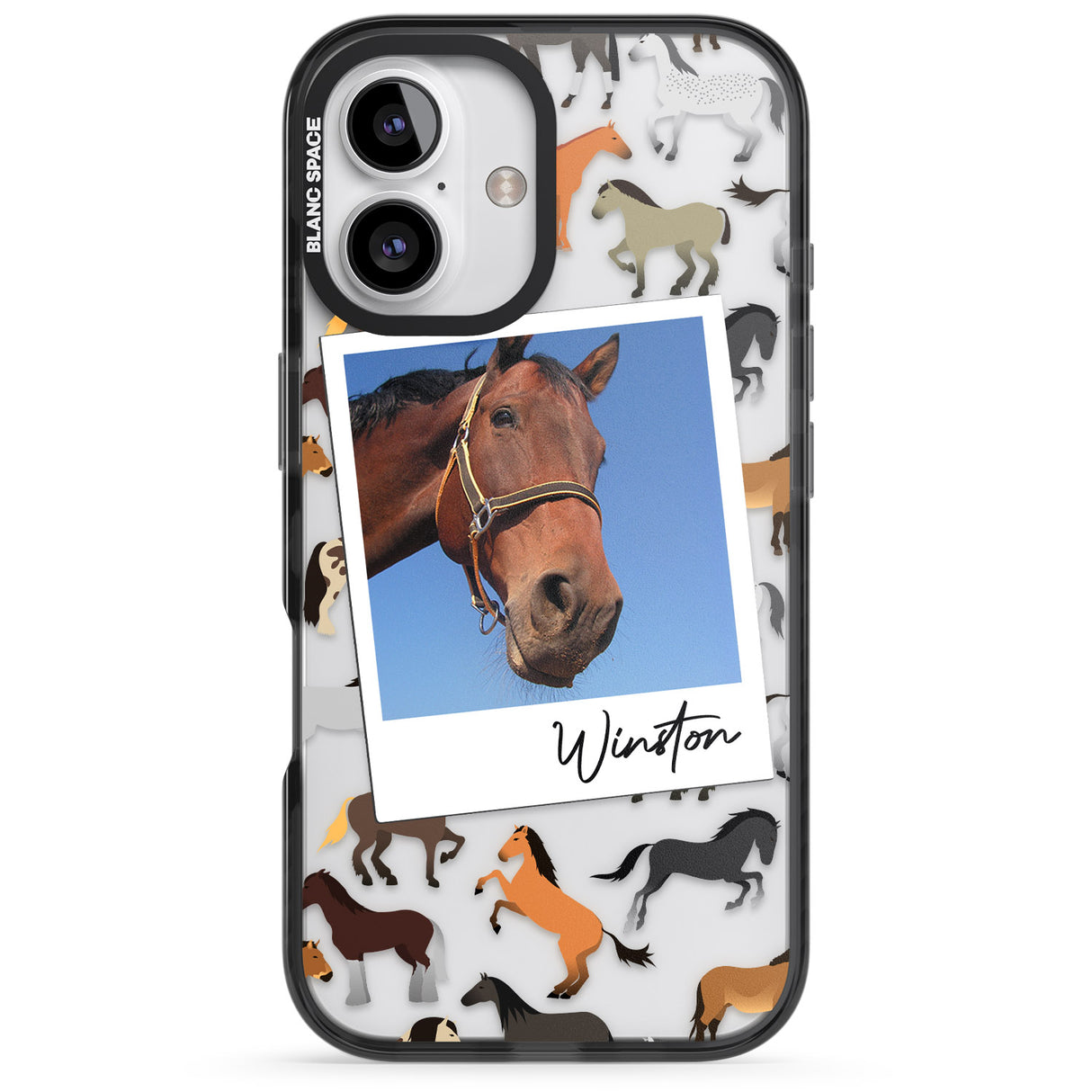 Personalised Horse Polaroid