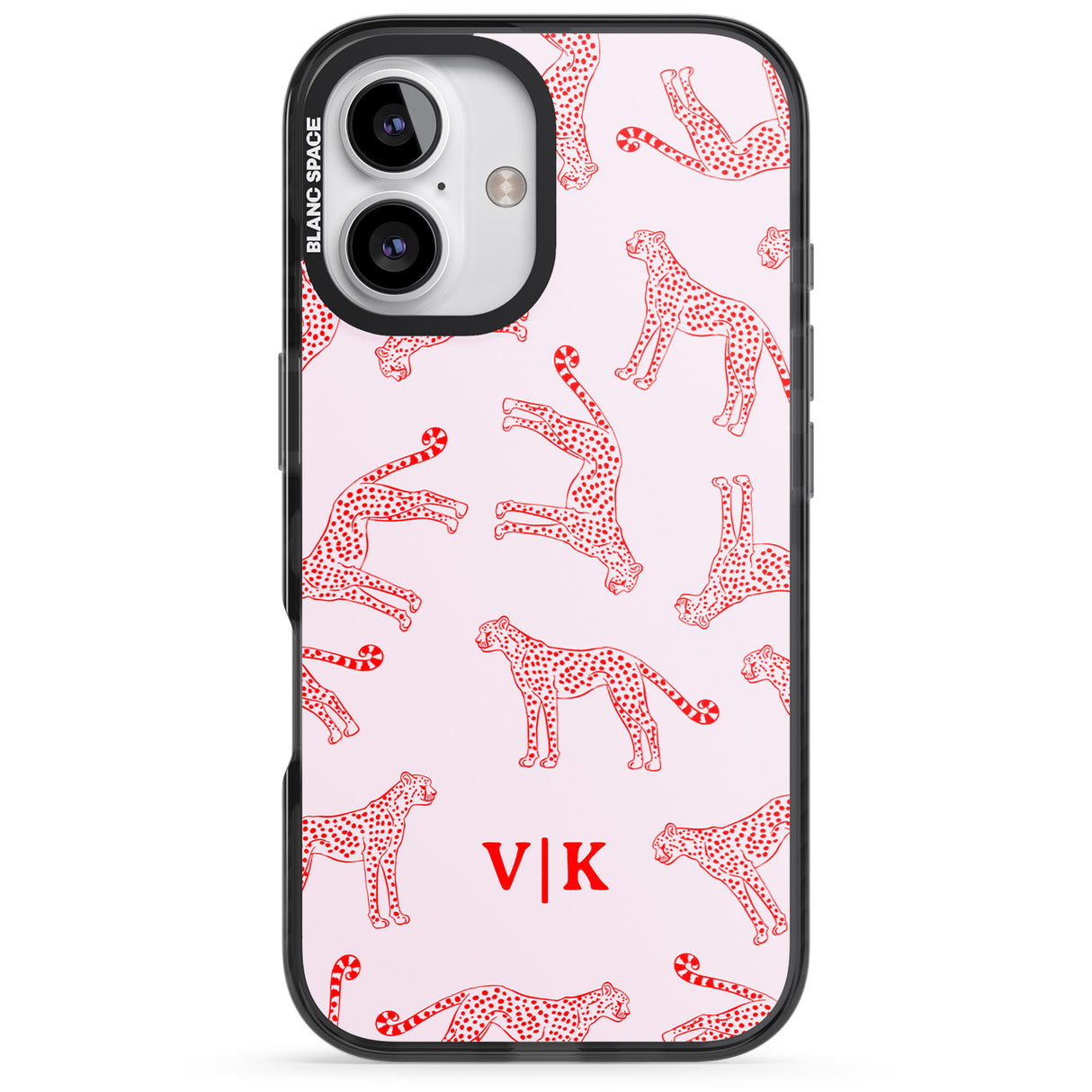 Personalised + Red & Pink Cheetah