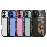 iPhone 16 Pro Max Personalised Photo Strip Black Impact Phone Case