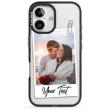 iPhone 16 Pro Max Personalised Instant Camera Photo Black Impact Phone Case