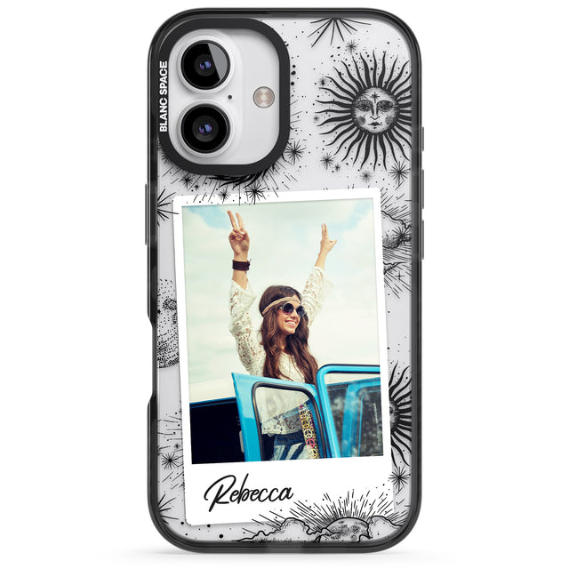 iPhone 16 Pro Max Personalised Astrology Instant Photo Black Impact Phone Case