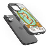 iPhone 16 Pro Max Personalised The World Tarot Card - Colour Black Impact Phone Case