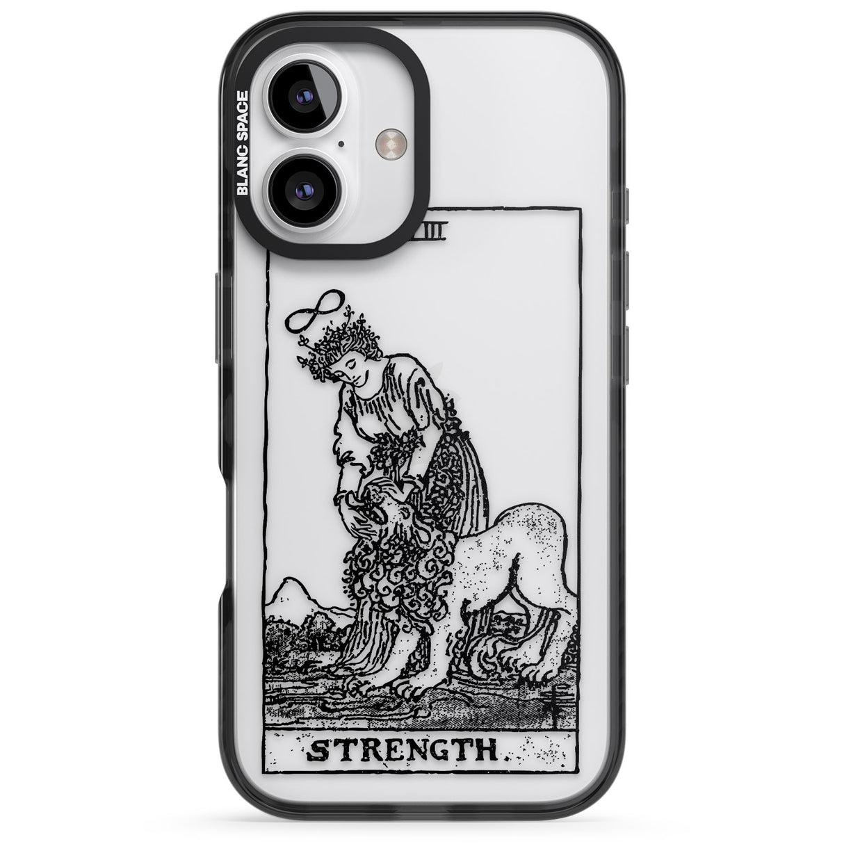 Personalised Strength Tarot Card - Transparent