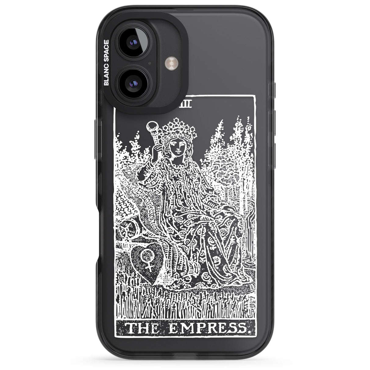 Personalised The Empress Tarot Card - White Transparent