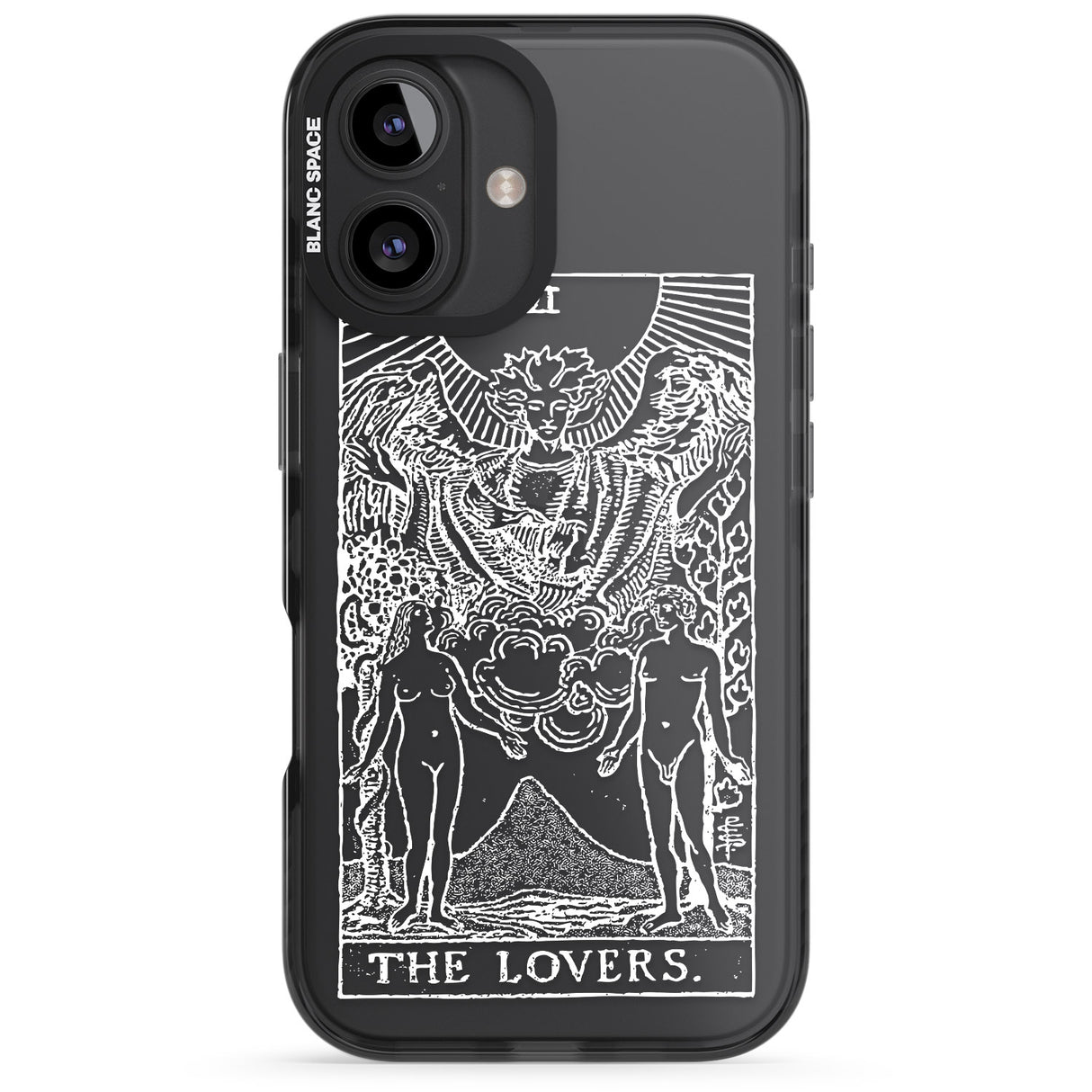 Personalised The Lovers Tarot Card - White Transparent