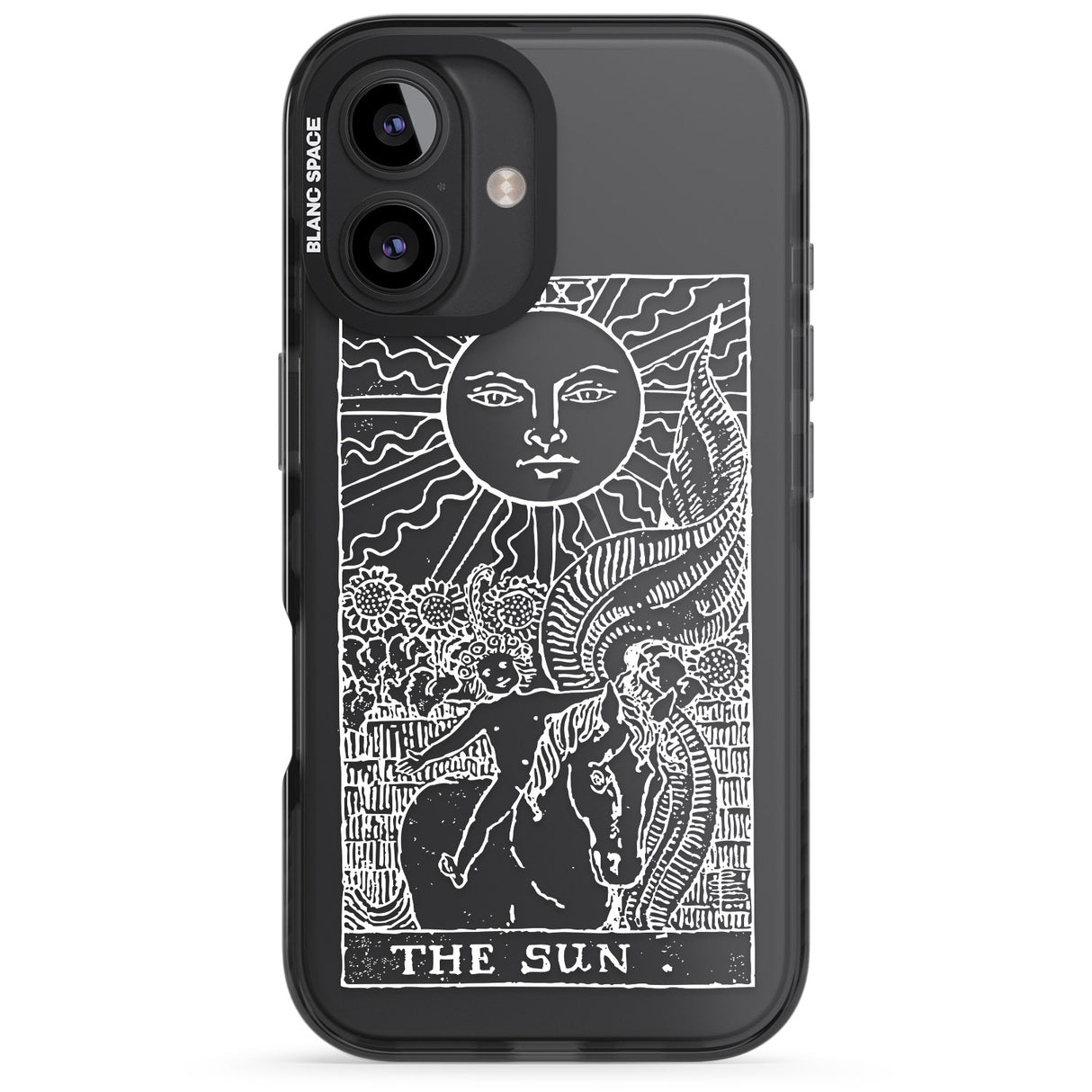 Personalised The Sun Tarot Card - White Transparent