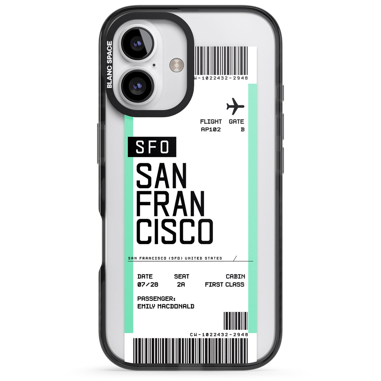 Personalised San Francisco Boarding Pass