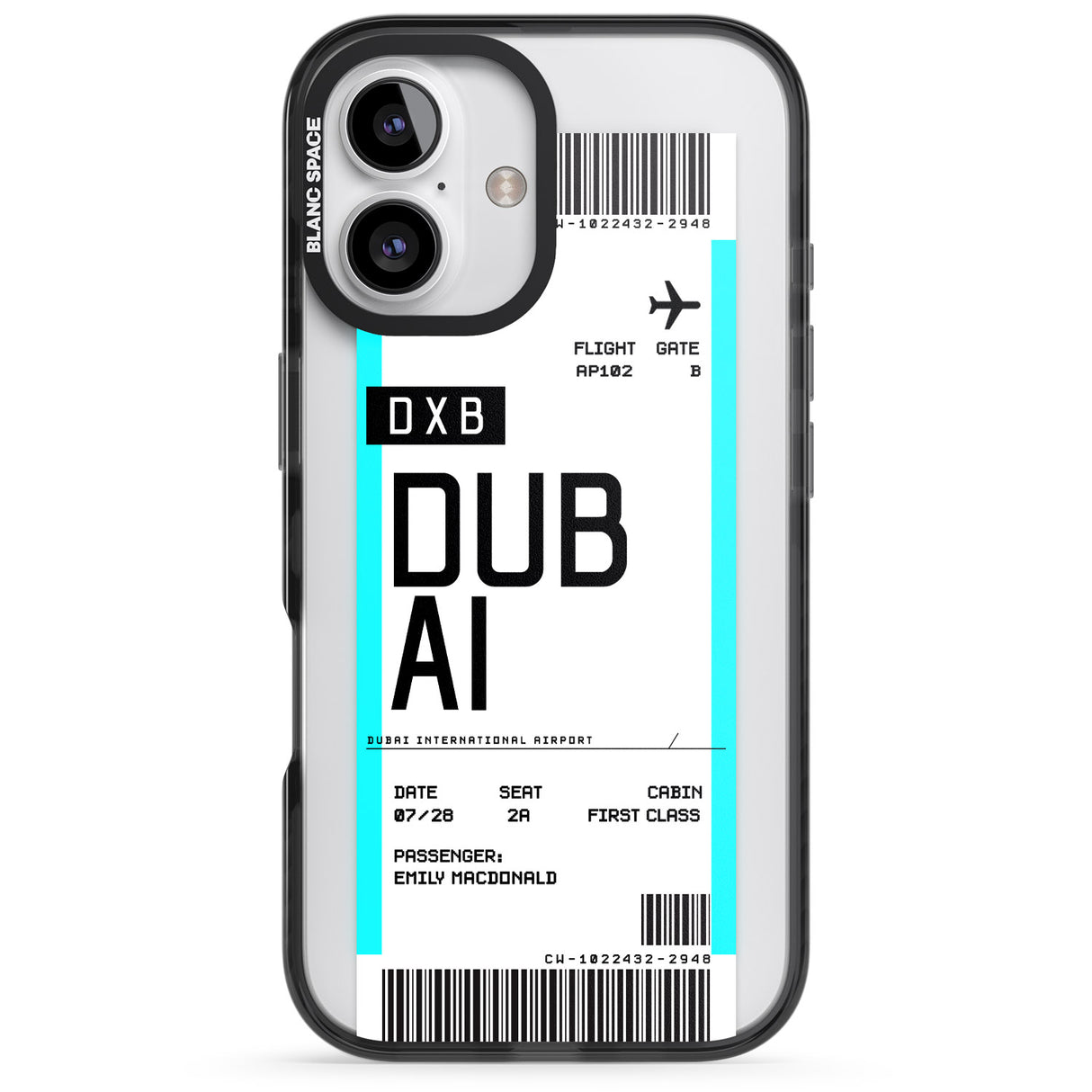 Personalised Dubai Boarding Pass