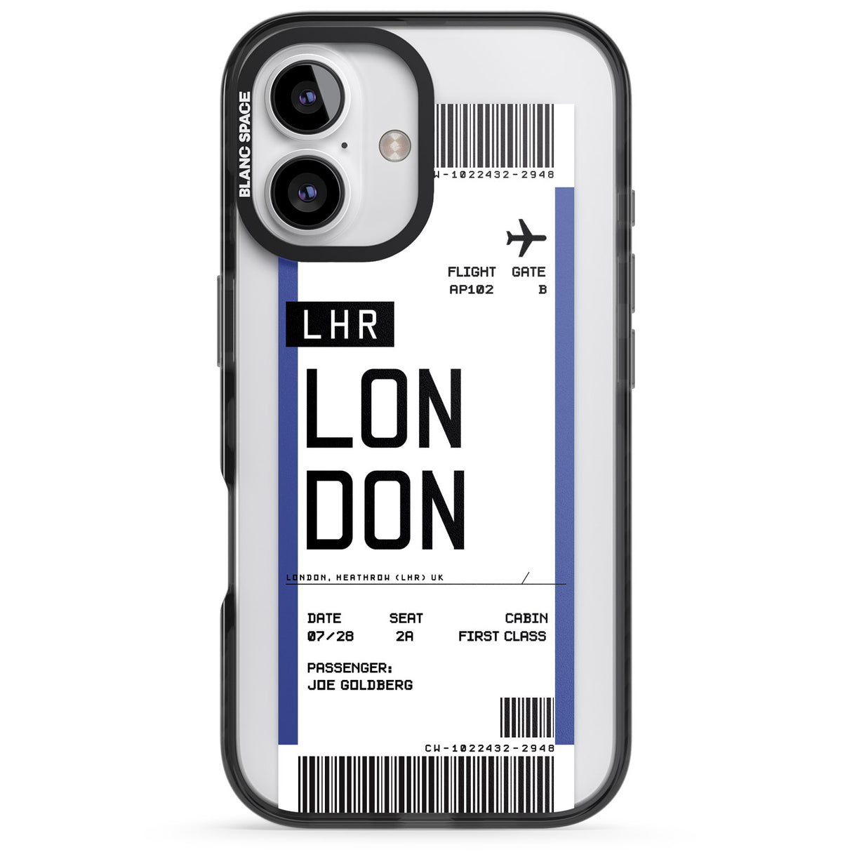 Personalised London Boarding Pass