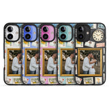 Personalised Vintage Photo Frame Collage Black Impact Phone Case for iPhone 16, iPhone 16 Plus