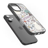 iPhone 16 Pro Max Caticorn pattern Black Impact Phone Case