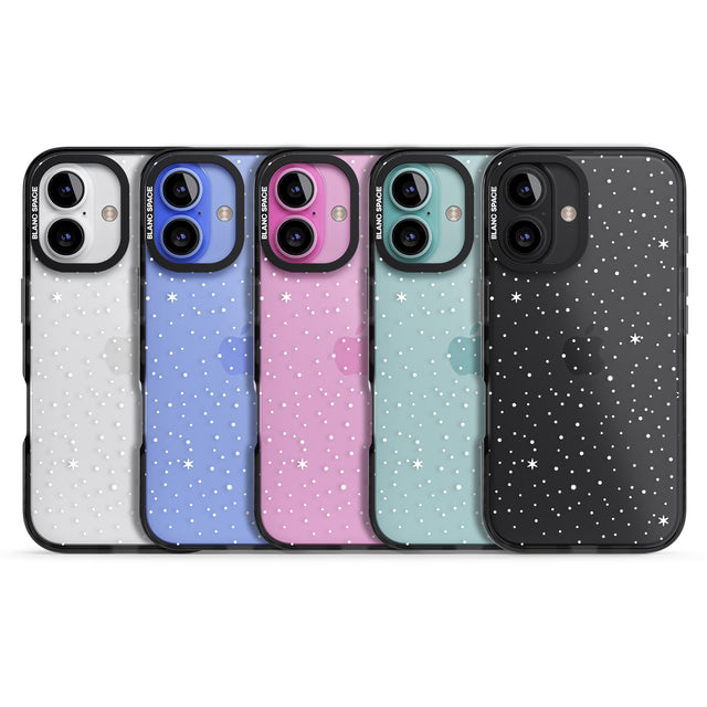 iPhone 16 Pro Max Celestial Starry Sky White Black Impact Phone Case