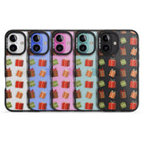 iPhone 16 Pro Max Christmas Presents Pattern Black Impact Phone Case