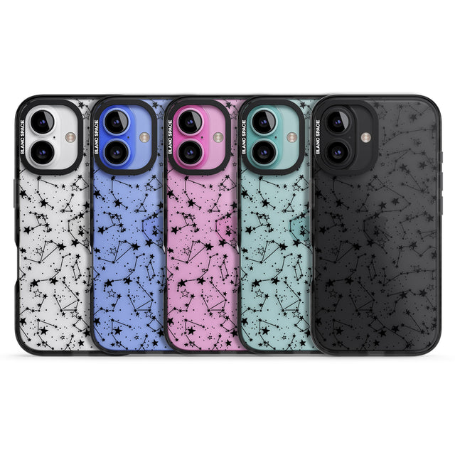 iPhone 16 Pro Max Constellations Black Impact Phone Case