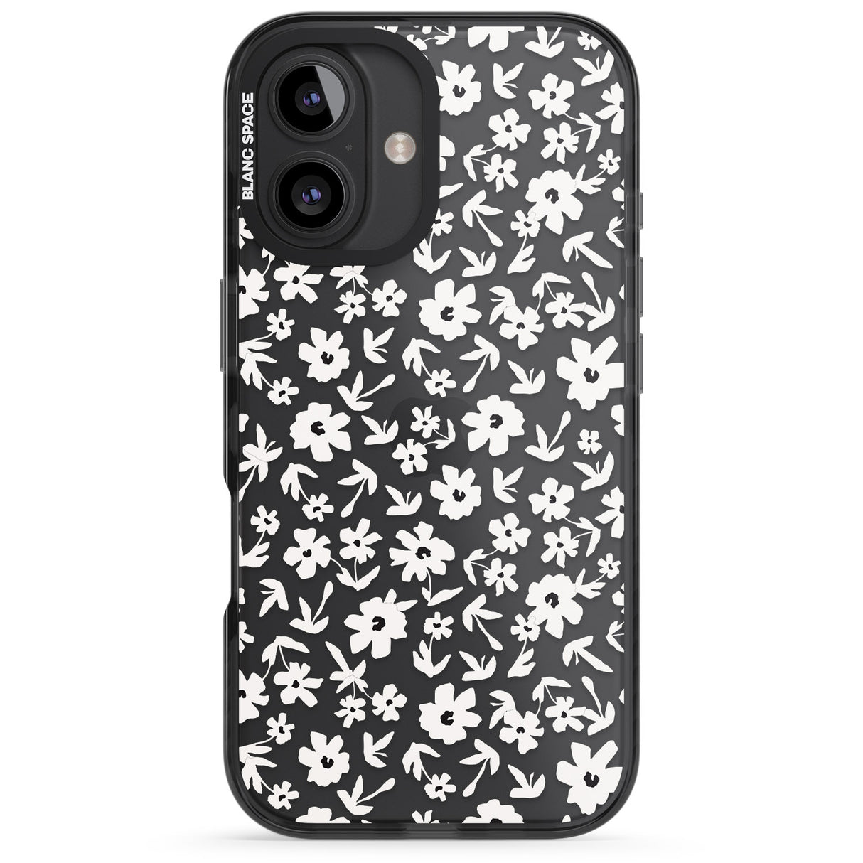 Floral Print on Transparent