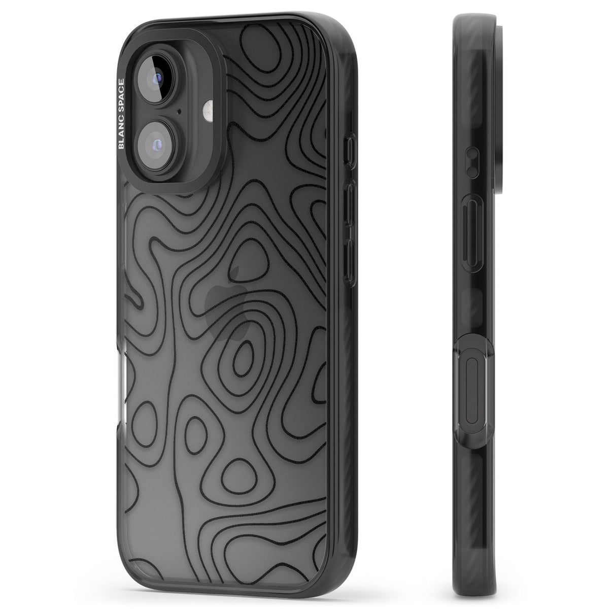 iPhone 16 Pro Max Damascus Steel Black Impact Phone Case