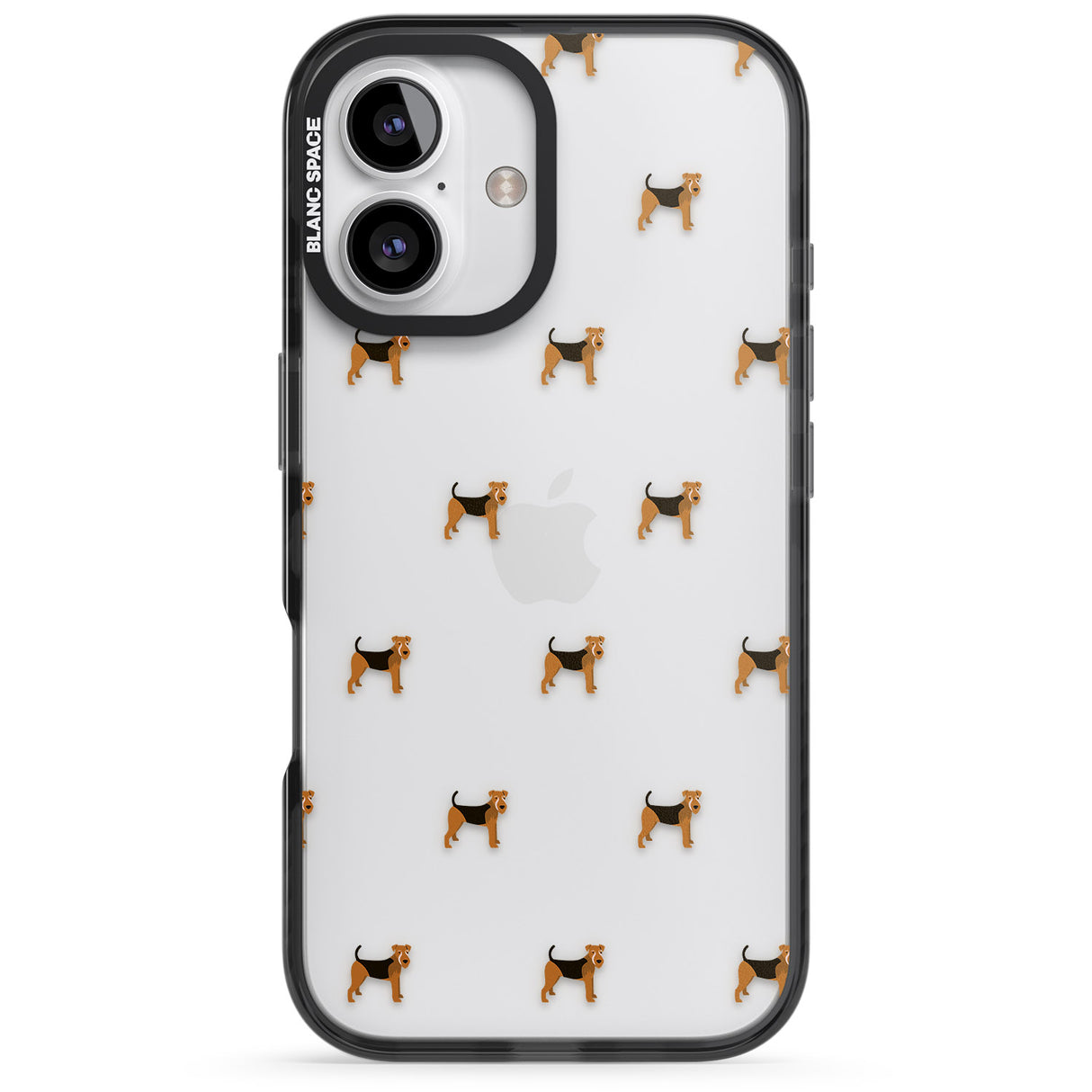 Airedale Terrier Dog Pattern Clear