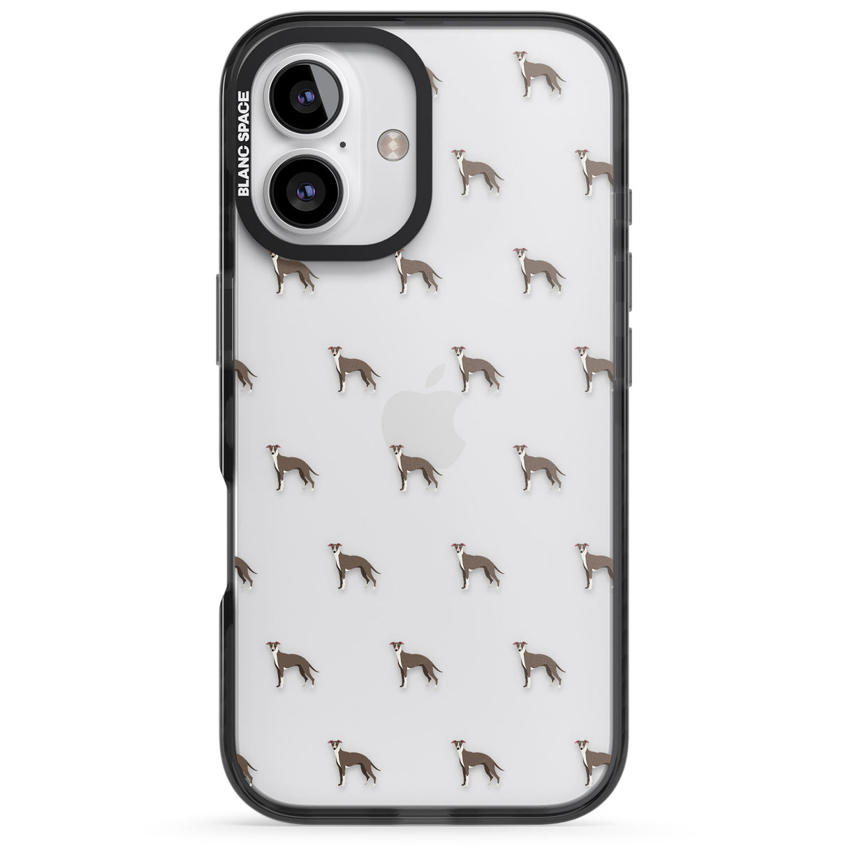 Whippet/Italian Greyhound Dog Pattern Clear