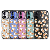 iPhone 16 Pro Max Rough Collie Watercolour Dog Pattern Black Impact Phone Case