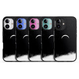 iPhone 16 Pro Max Upside Down Crescent Moon Black Impact Phone Case